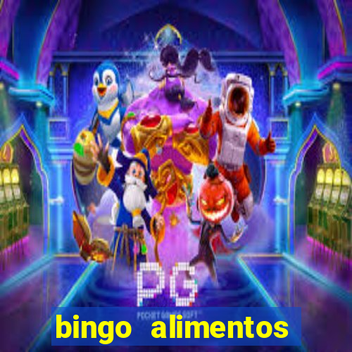 bingo alimentos para imprimir